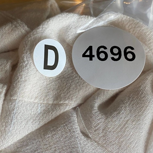 Free People Gemma Tunic Mini Dress‎ Ivory LARGE Floral Mock Neck Keyhole Back - Picture 16 of 16